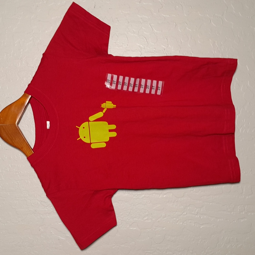 Boys 3T Red Goggle Graphic T Short